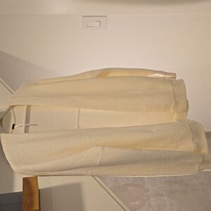 Free People Cream Open-Front Cardigan XS